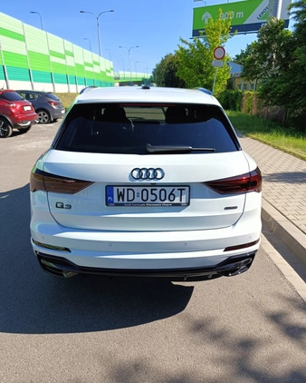 Audi Q3 cena 159000 przebieg: 41000, rok produkcji 2020 z Warszawa małe 704